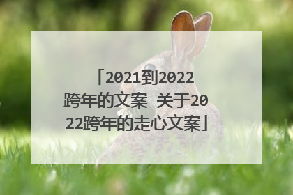 2021到2022跨年的文案 关于2022跨年的走心文案
