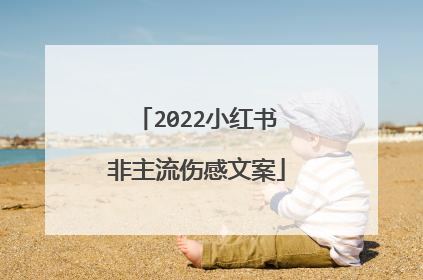 2022小红书非主流伤感文案