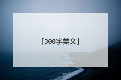 300字美文
