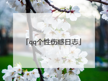 qq个性伤感日志