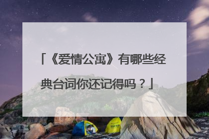 《爱情公寓》有哪些经典台词你还记得吗？