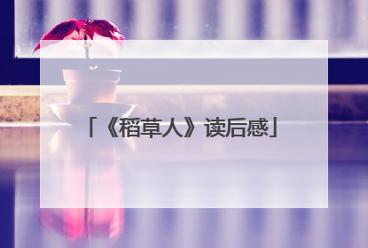 《稻草人》读后感