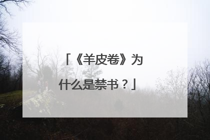 《羊皮卷》为什么是禁书？