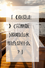 《你莫走》(完整版)原唱山水组合是什么?