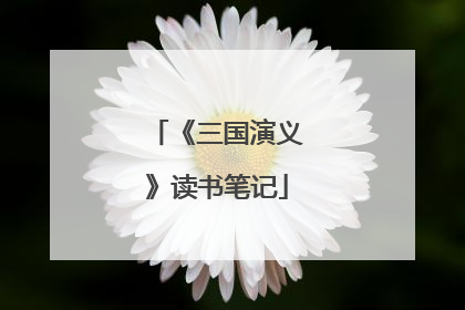 《三国演义》读书笔记