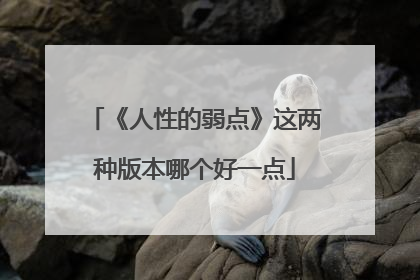 《人性的弱点》这两种版本哪个好一点