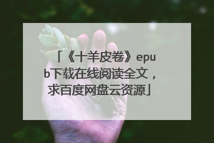 《十羊皮卷》epub下载在线阅读全文，求百度网盘云资源