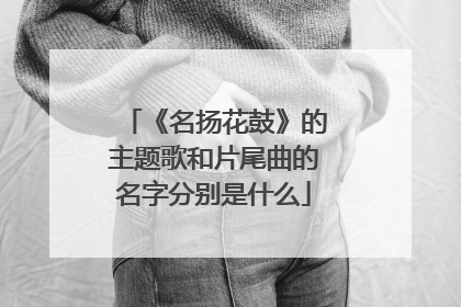 《名扬花鼓》的主题歌和片尾曲的名字分别是什么