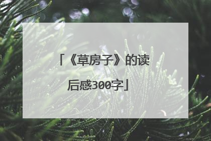 《草房子》的读后感300字