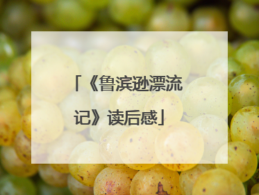 《鲁滨逊漂流记》读后感