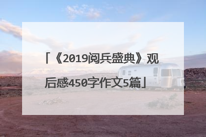 《2019阅兵盛典》观后感450字作文5篇