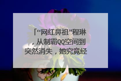 “网红鼻祖”程琳,从制霸QQ空间到突然消失,她究竟经历了什么?