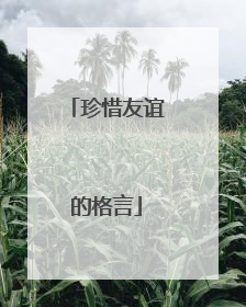 珍惜友谊的格言