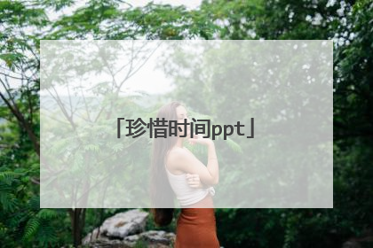 珍惜时间ppt