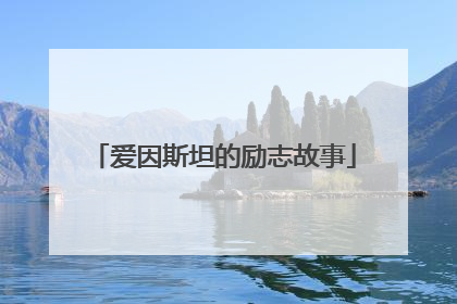 爱因斯坦的励志故事