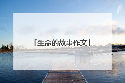 生命的故事作文