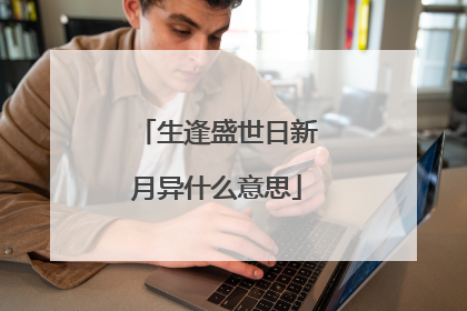 生逢盛世日新月异什么意思
