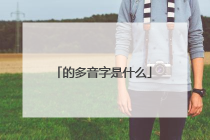 的多音字是什么