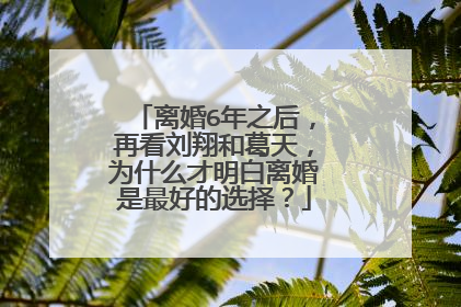 离婚6年之后，再看刘翔和葛天，为什么才明白离婚是最好的选择？