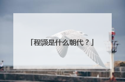 程颢是什么朝代？