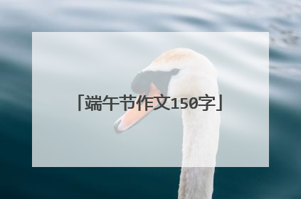 端午节作文150字