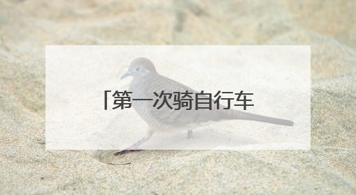 第一次骑自行车作文400字