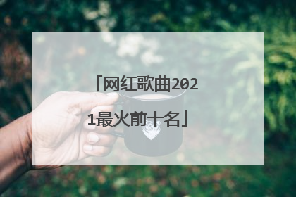 网红歌曲2021最火前十名