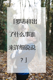 罗志祥出了什么事谁来详细说说？