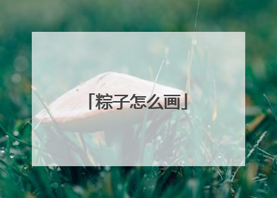 粽子怎么画