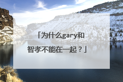 为什么gary和智孝不能在一起?