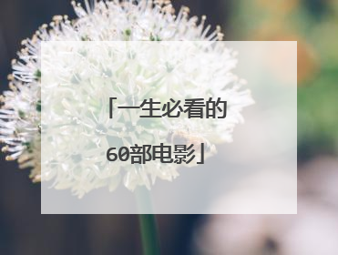 一生必看的60部电影