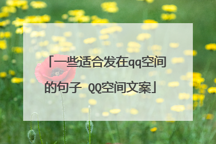 一些适合发在qq空间的句子 QQ空间文案
