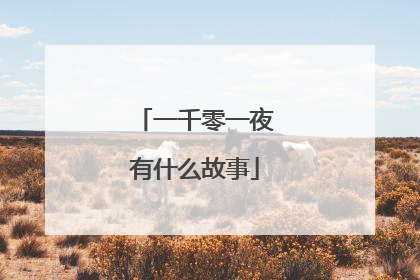 一千零一夜有什么故事