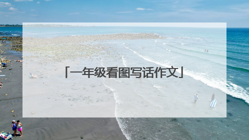 一年级看图写话作文