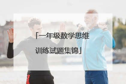 一年级数学思维训练试题集锦