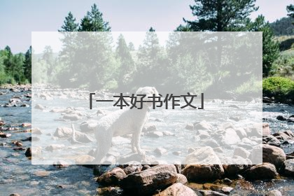 一本好书作文
