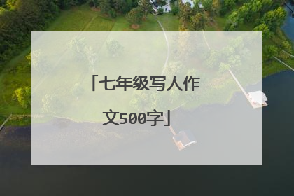 七年级写人作文500字