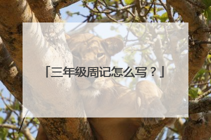三年级周记怎么写?
