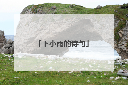 下小雨的诗句