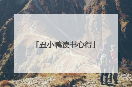 丑小鸭读书心得