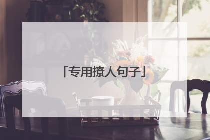 专用撩人句子
