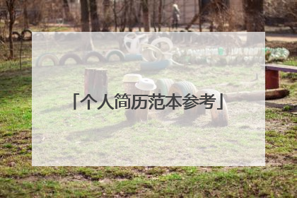 个人简历范本参考