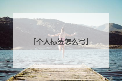 个人标签怎么写