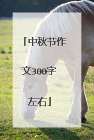 中秋节作文300字左右
