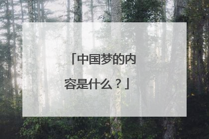中国梦的内容是什么?