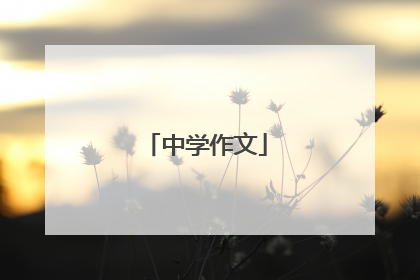 中学作文