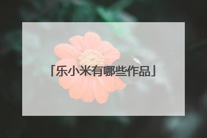 乐小米有哪些作品