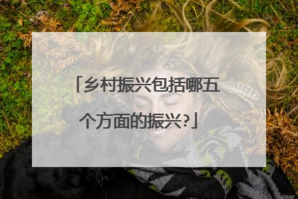 乡村振兴包括哪五个方面的振兴?