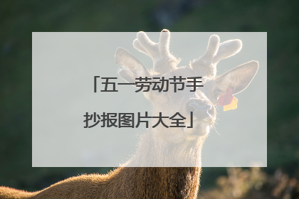 五一劳动节手抄报图片大全