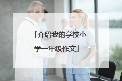 介绍我的学校小学一年级作文